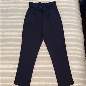 Lulus Women's Navy High-Waisted Pants